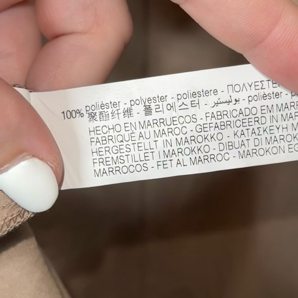 NWT ZARA Blogger Favorite Cutout Buckle Long Sleeve Midi Dress Sand Size Small - Picture 11 of 11